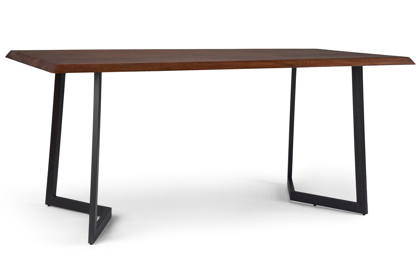 Acid Green/Dark Brown Linen Style Fabric | Lowell 7 Piece Dining Set