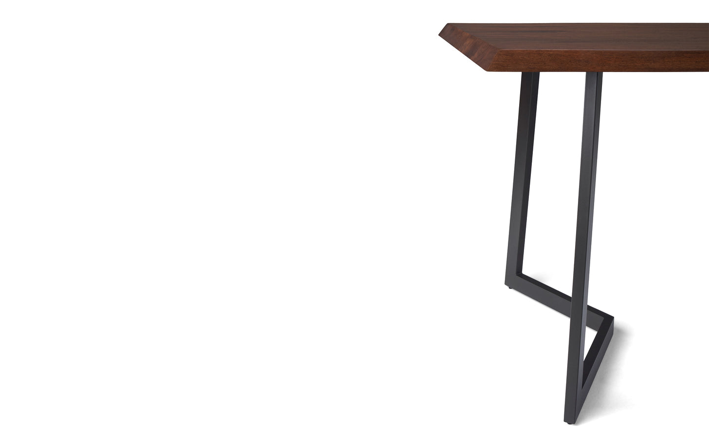 Black/Dark Brown Vegan Leather | Marana / Watkins 7 Piece Dining Set