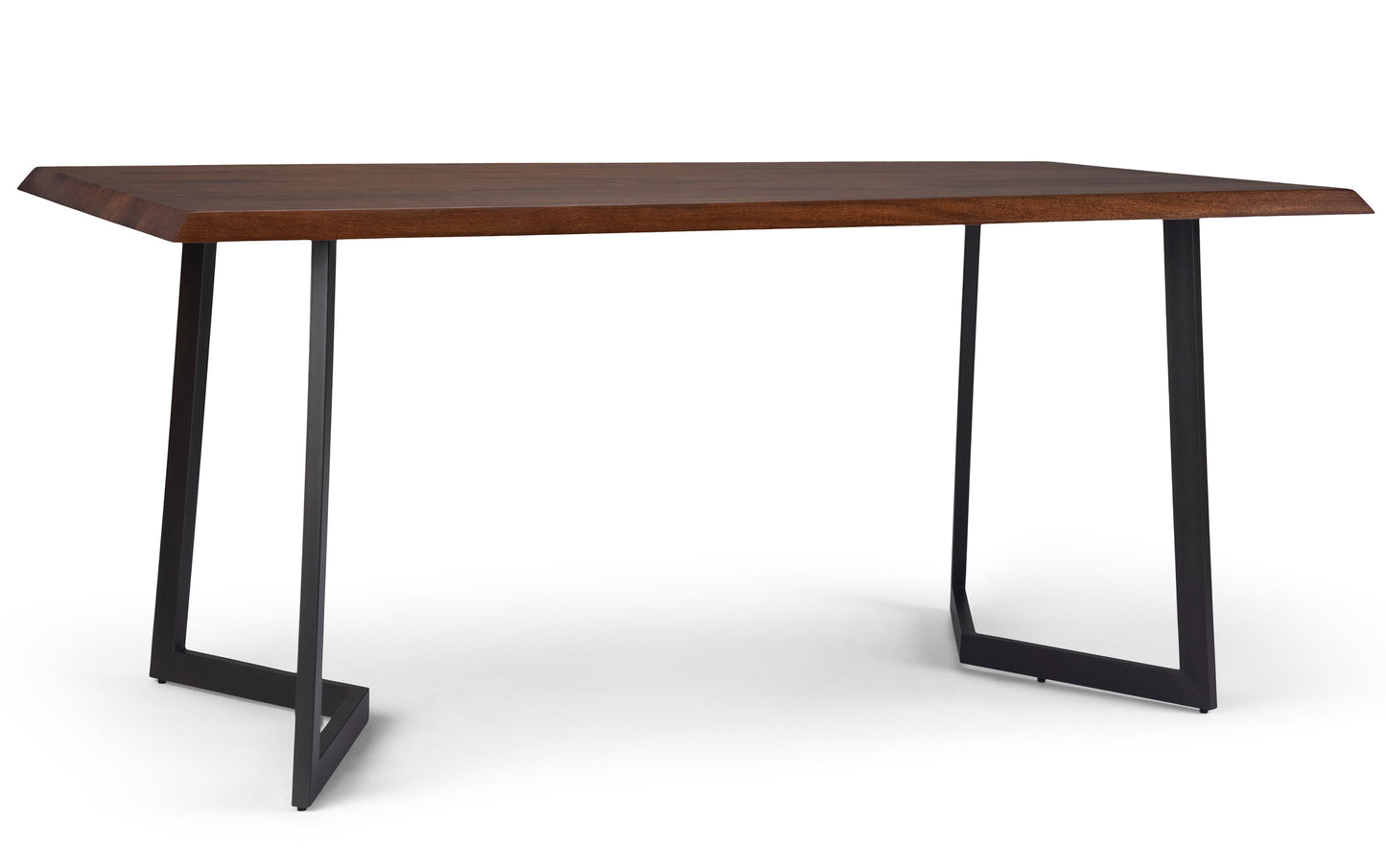 Black/Dark Brown Vegan Leather | Marana / Watkins 7 Piece Dining Set