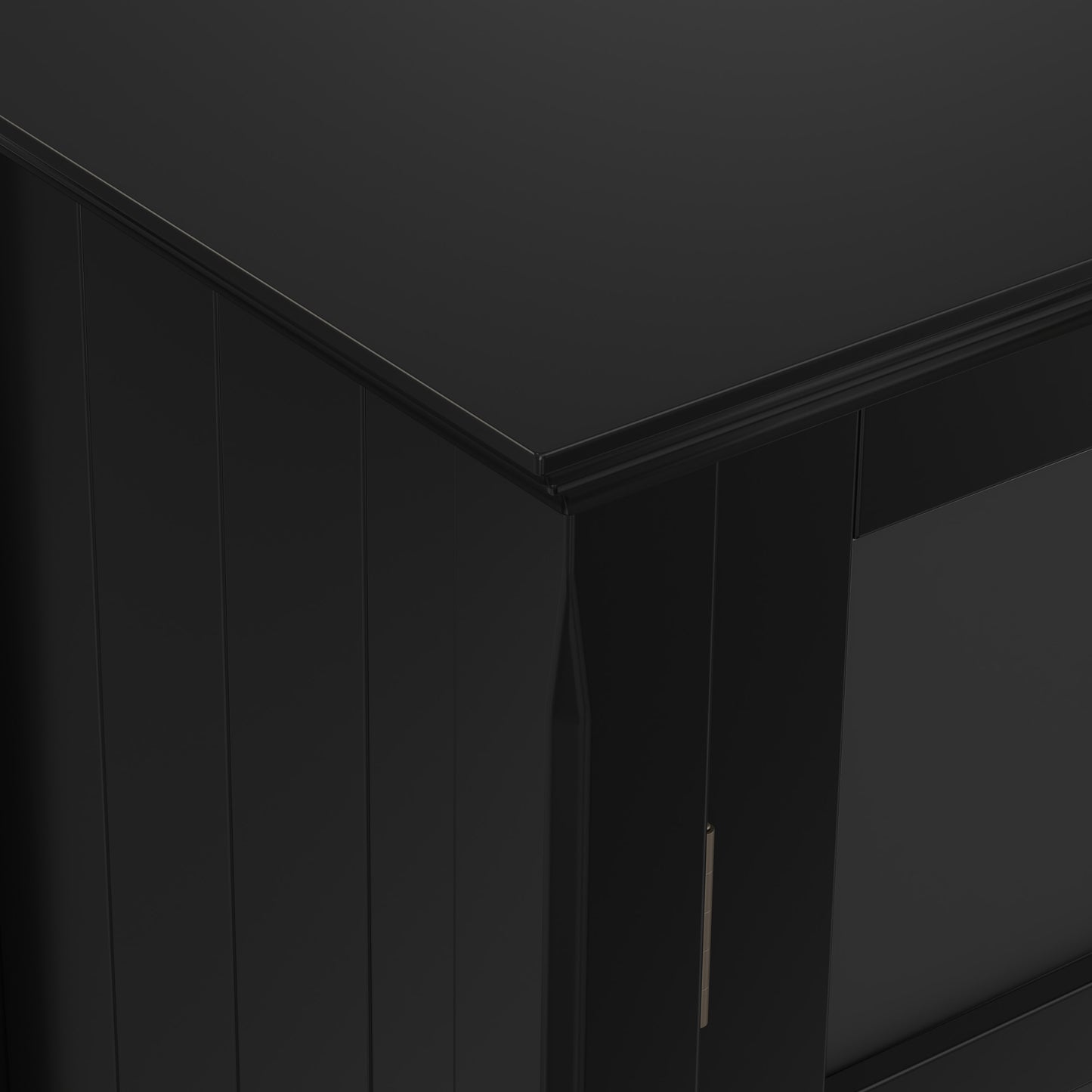 Black | Acadian Medium Storage Cabinet