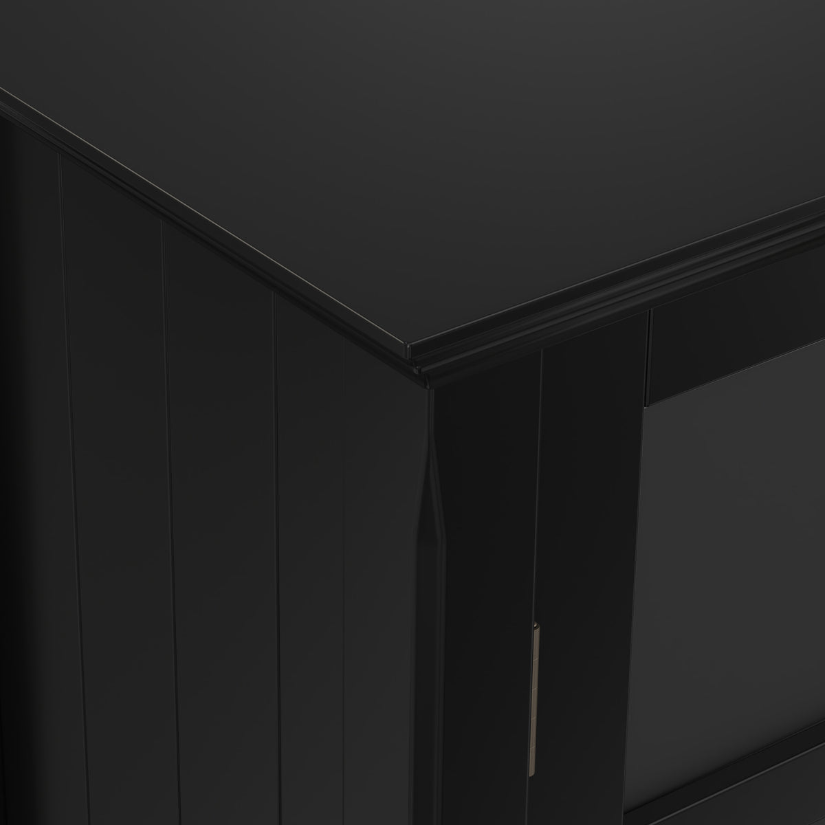 Black | Acadian Medium Storage Cabinet