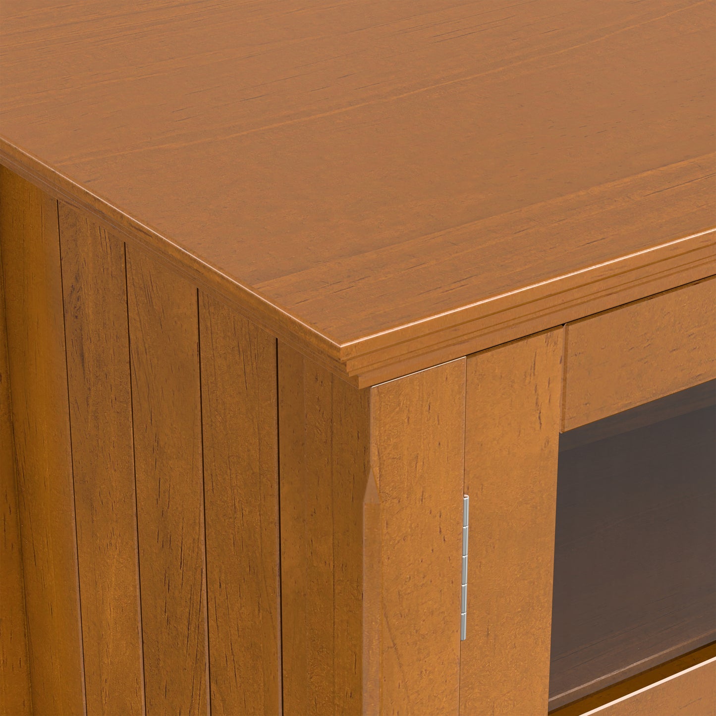 Light Golden Brown | Acadian 60 inch TV Media Stand