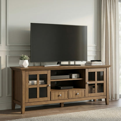 Rustic Natural Aged Brown | Acadian 60 inch TV Media Stand