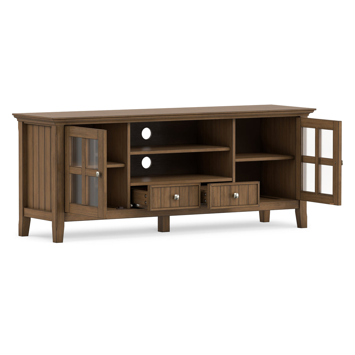 Rustic Natural Aged Brown | Acadian 60 inch TV Media Stand