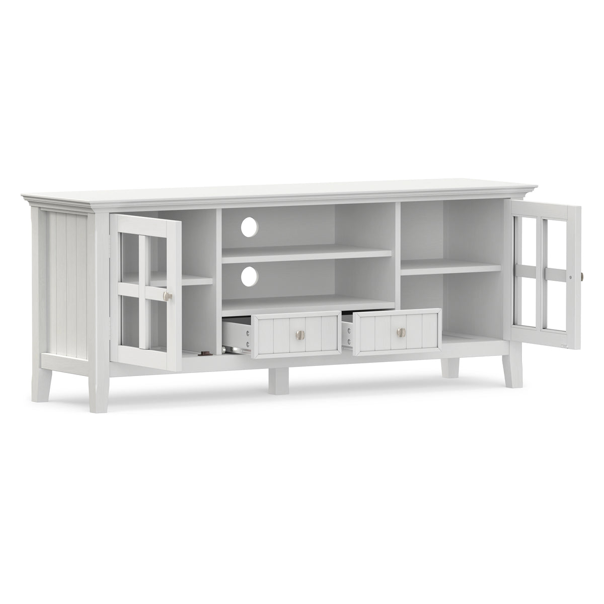 White | Acadian 60 inch TV Media Stand