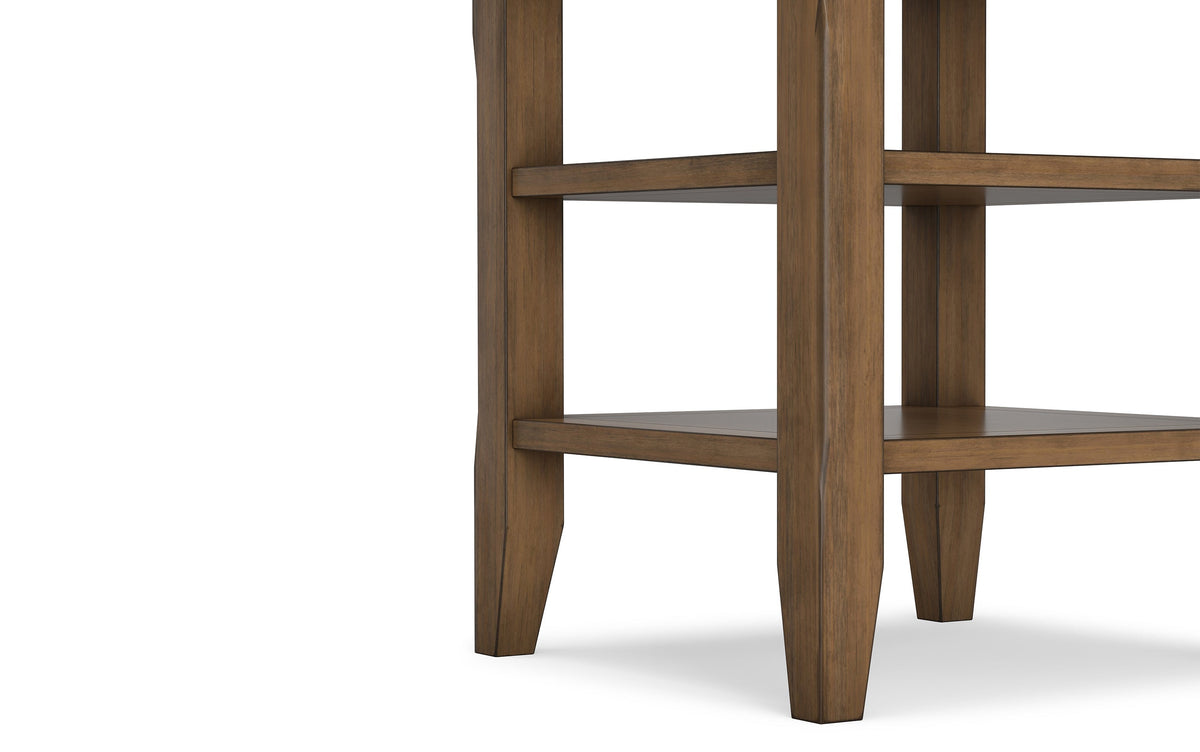 Rustic Natural Aged Brown | Acadian End Table