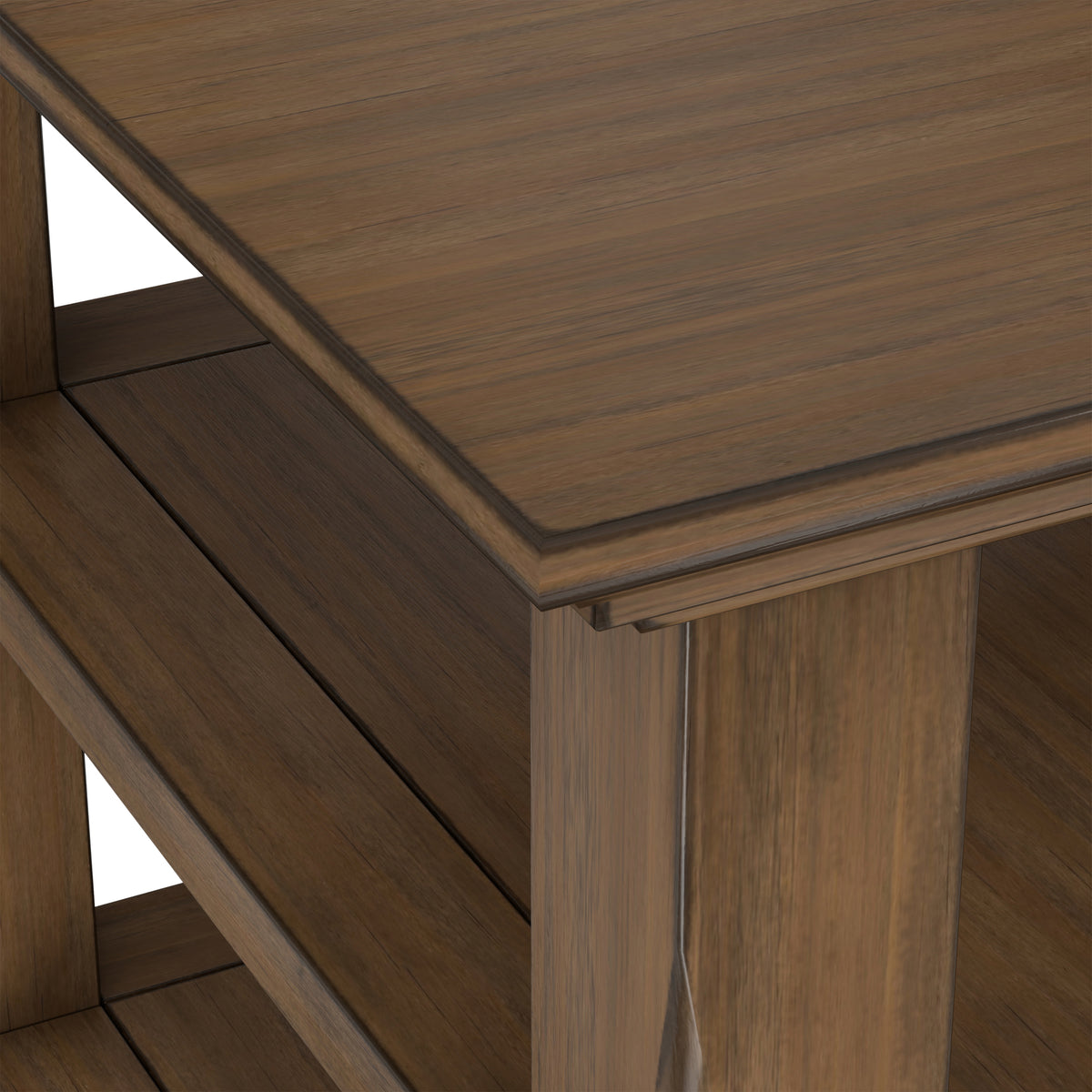 Rustic Natural Aged Brown | Acadian End Table