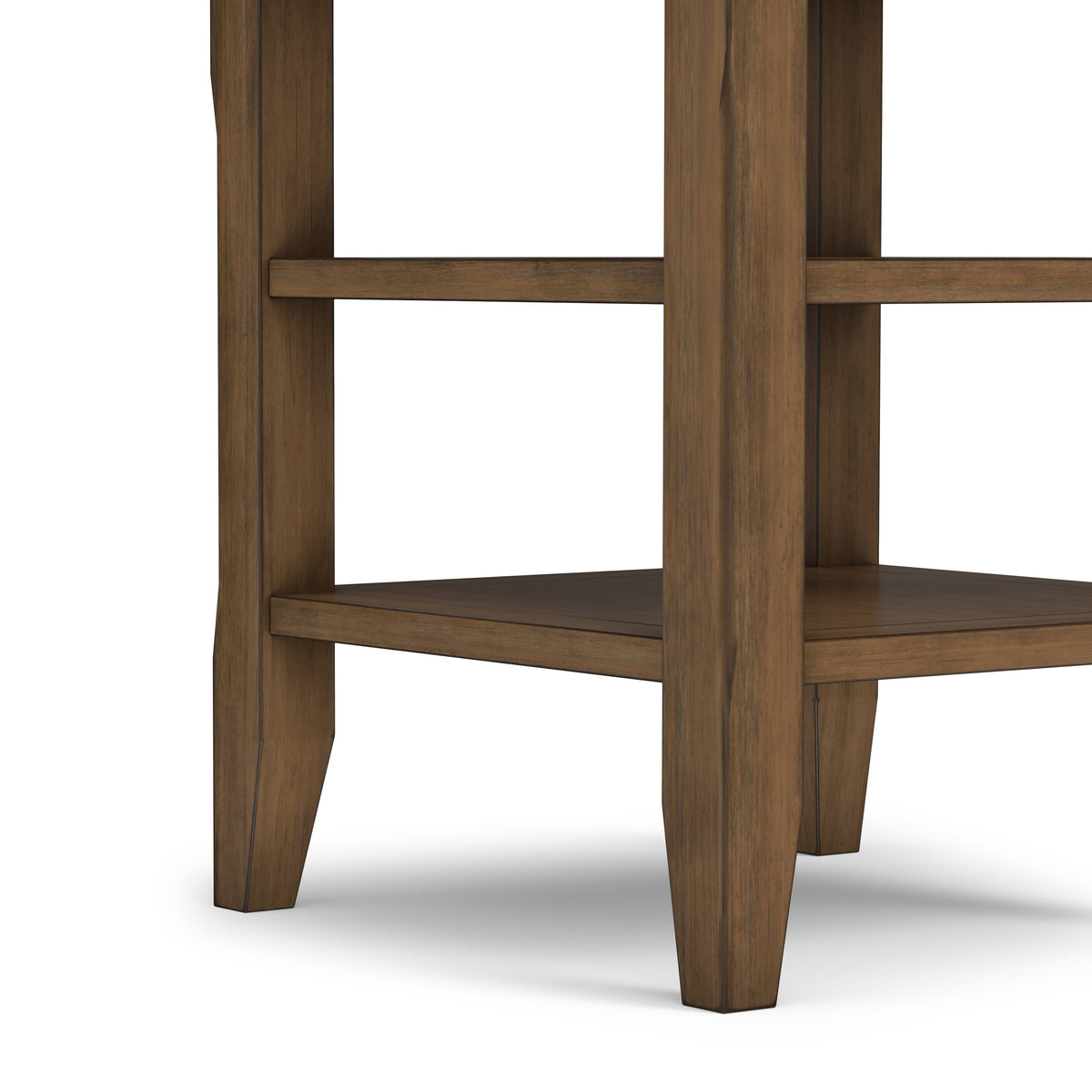 Rustic Natural Aged Brown | Acadian End Table