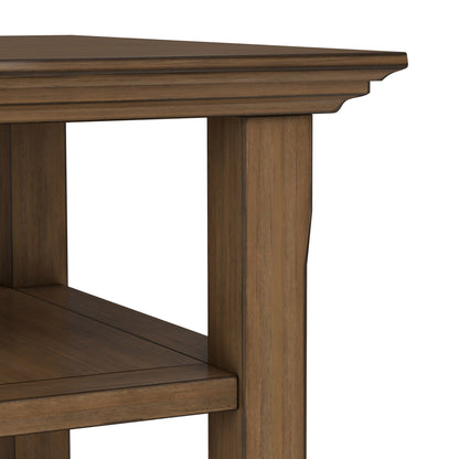 Rustic Natural Aged Brown | Acadian End Table