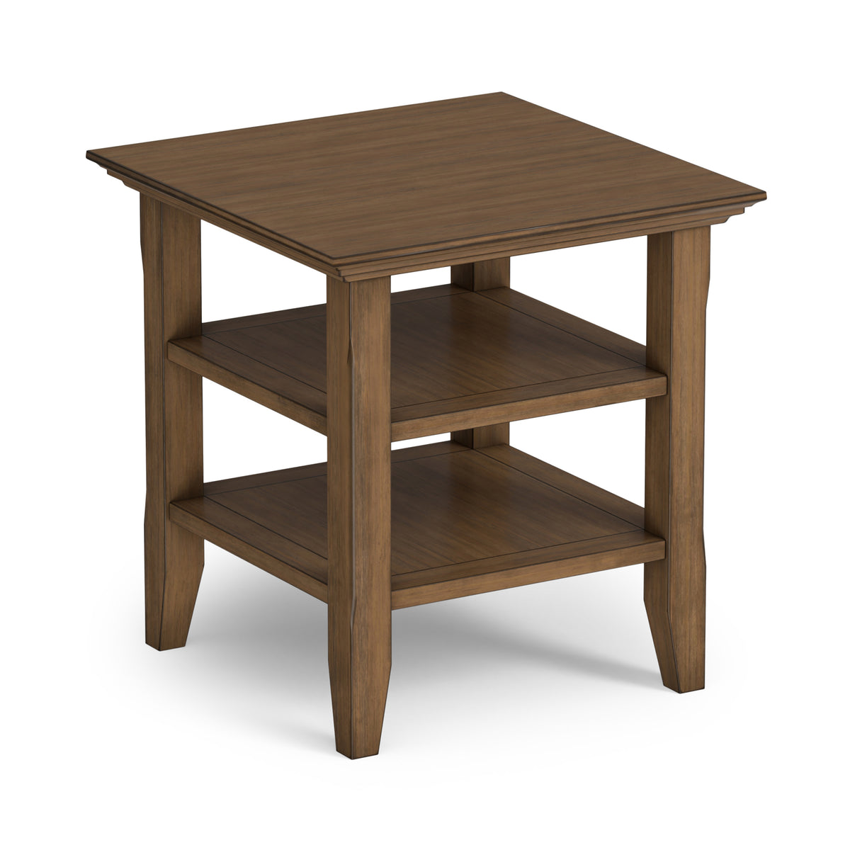Rustic Natural Aged Brown | Acadian End Table