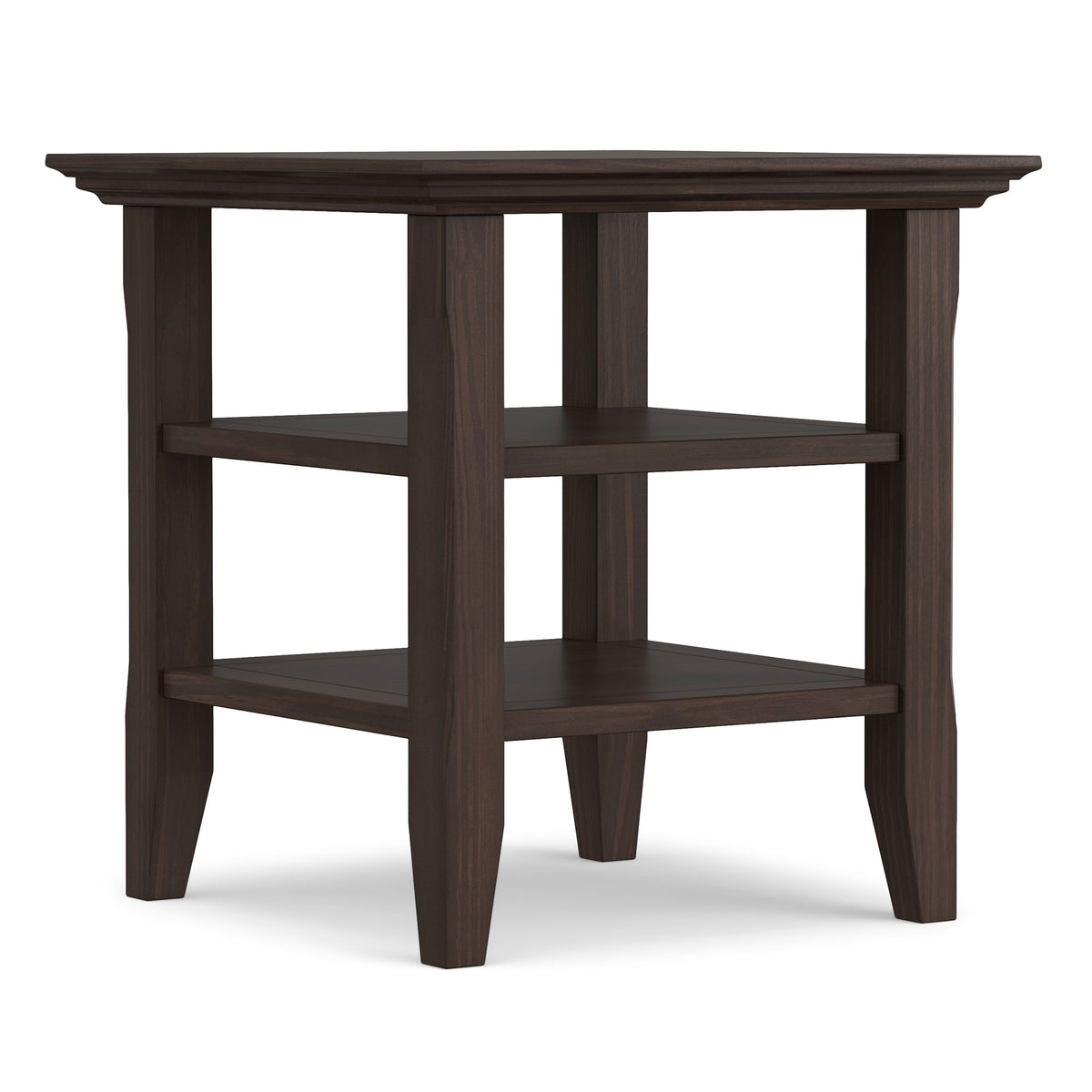Warm Walnut Brown | Acadian End Side Table