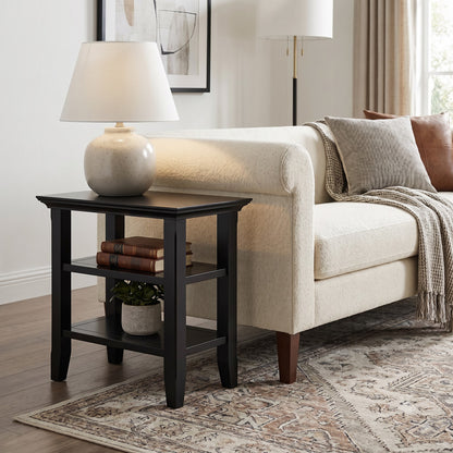 Black | Acadian Narrow Side Table