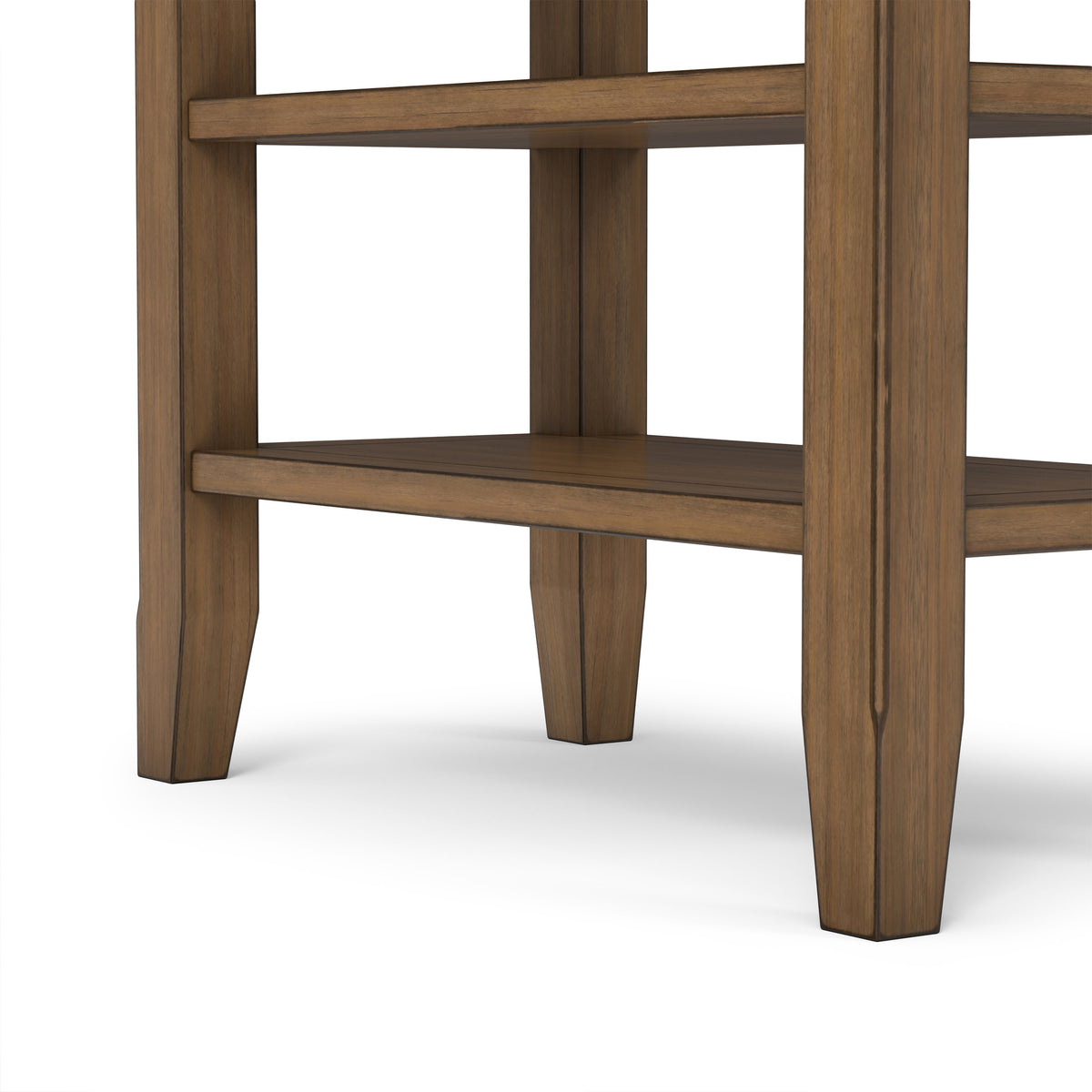 Rustic Natural Aged Brown | Acadian Narrow Side Table
