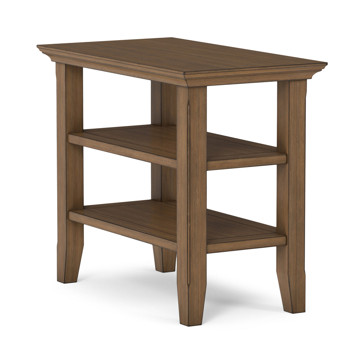 Rustic Natural Aged Brown | Acadian Narrow Side Table