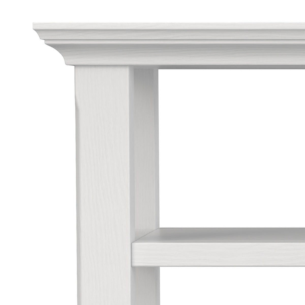 White | Acadian Narrow Side Table