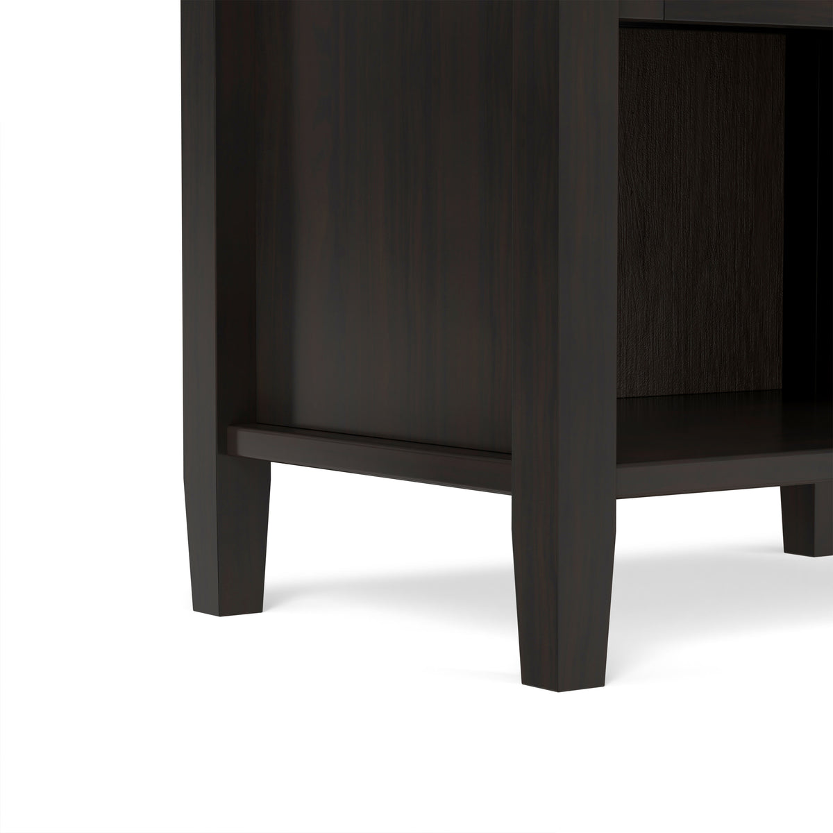 Dark Brown | Warm Shaker Nightstand