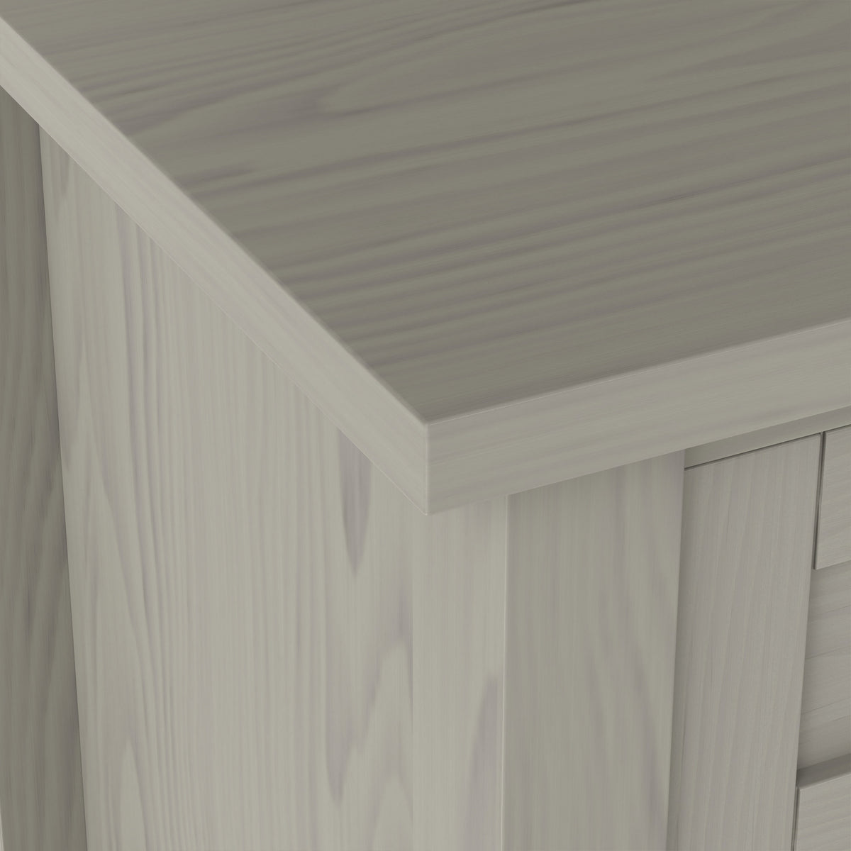 Fog Grey | Warm Shaker Nightstand