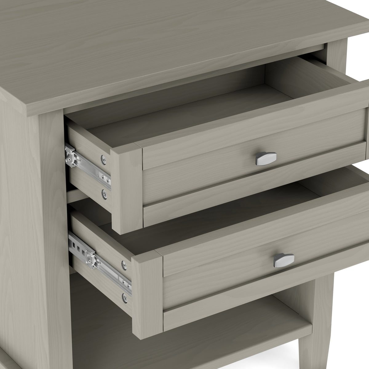 Fog Grey | Warm Shaker Nightstand