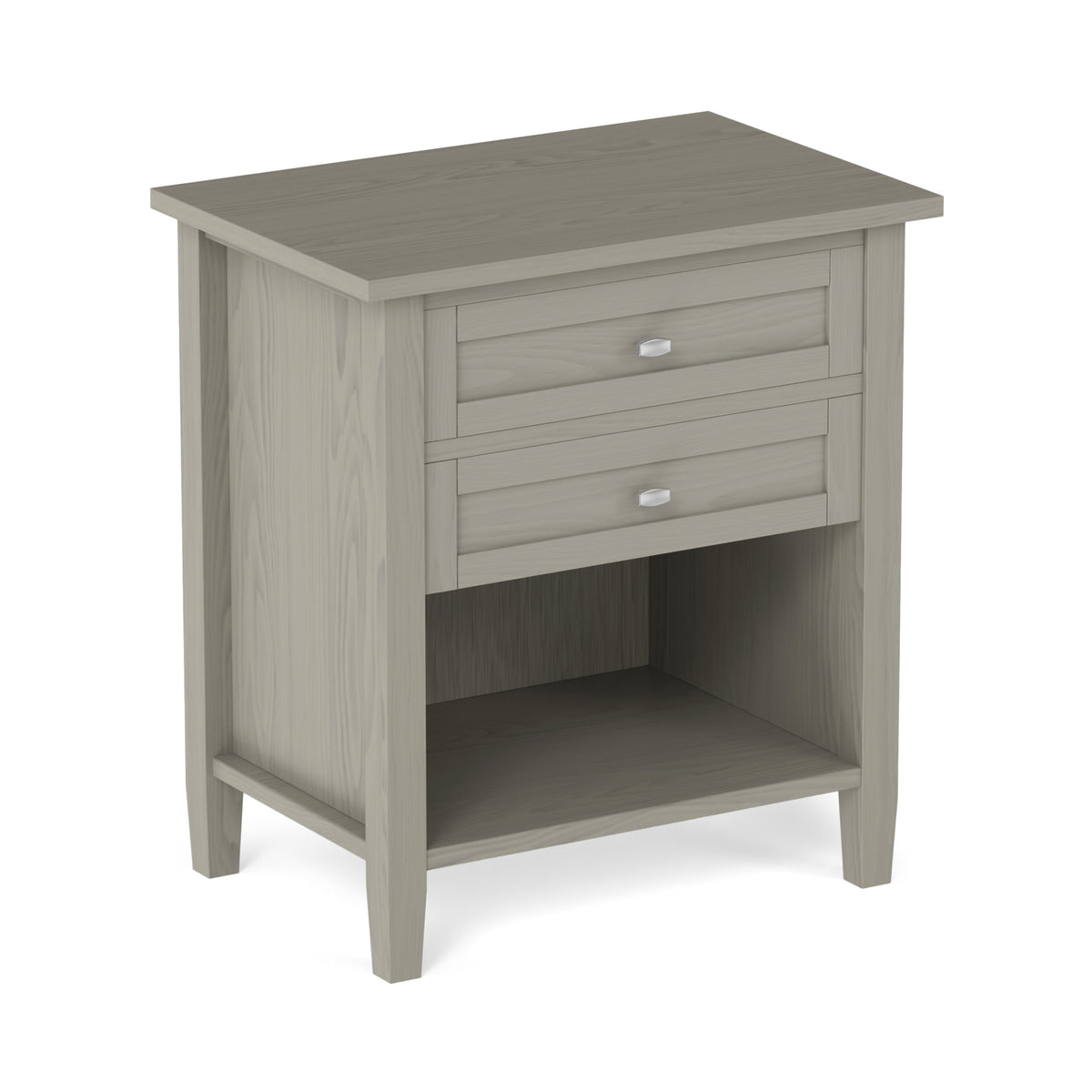 Fog Grey | Warm Shaker Nightstand