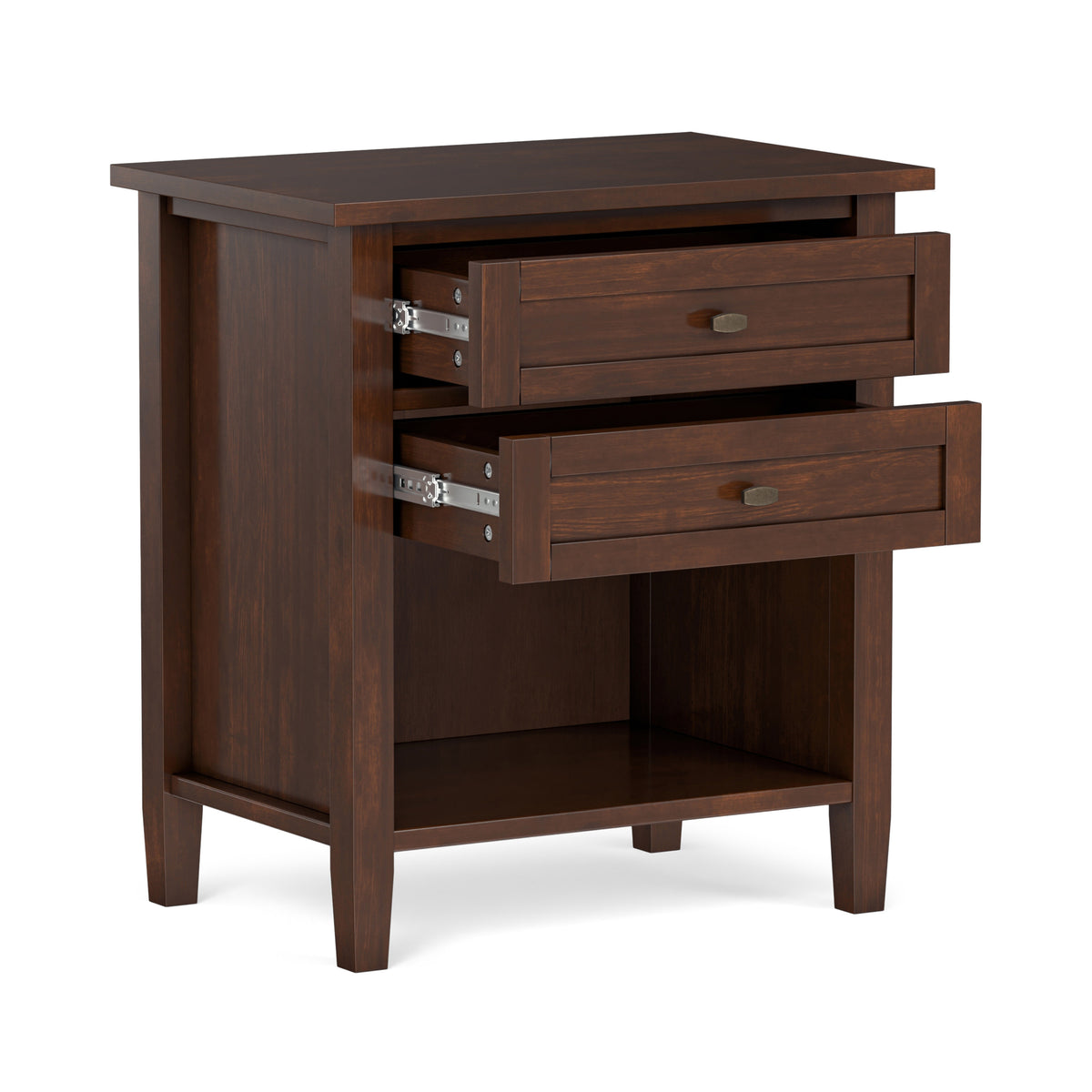 Russet Brown | Warm Shaker Nightstand
