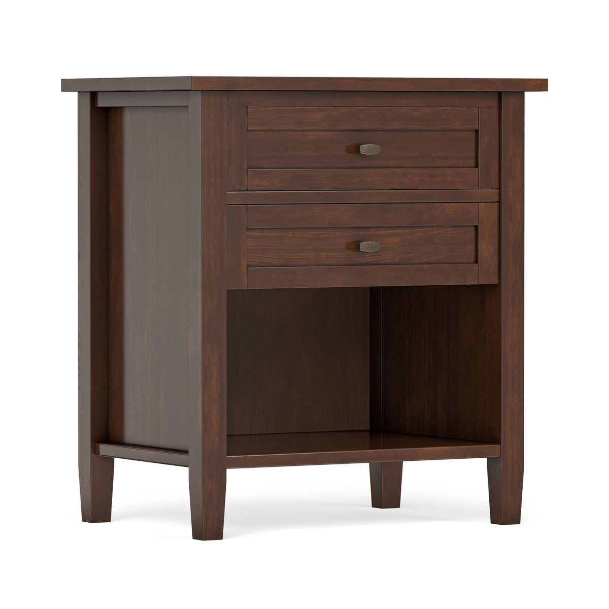 Russet Brown | Warm Shaker Nightstand