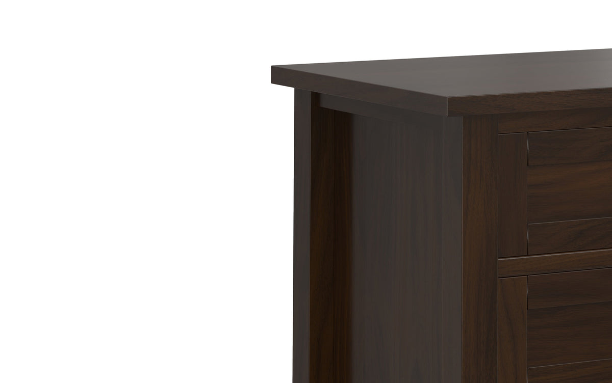Brunette Brown | Warm Shaker Bedside Table