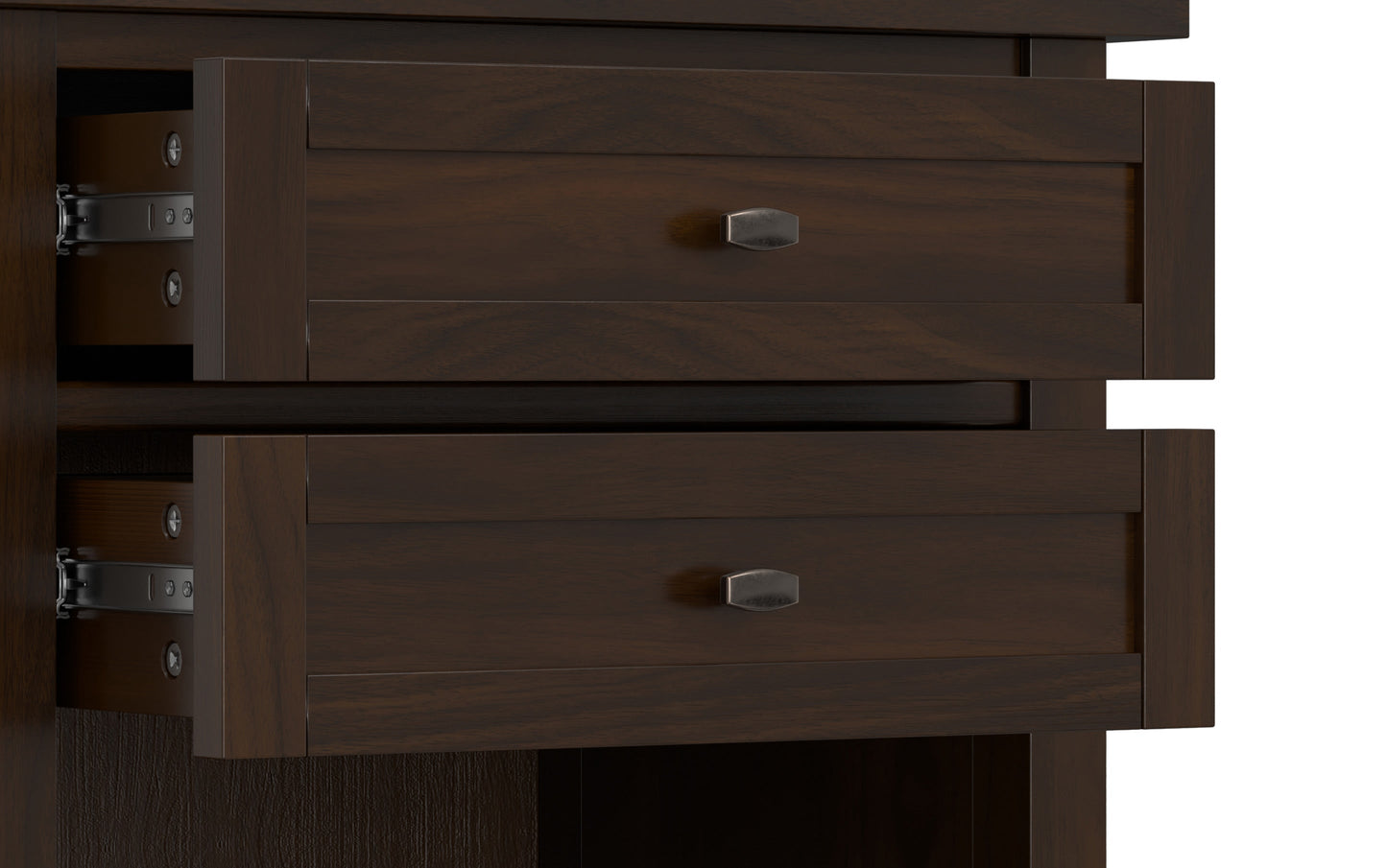 Brunette Brown | Warm Shaker Bedside Table