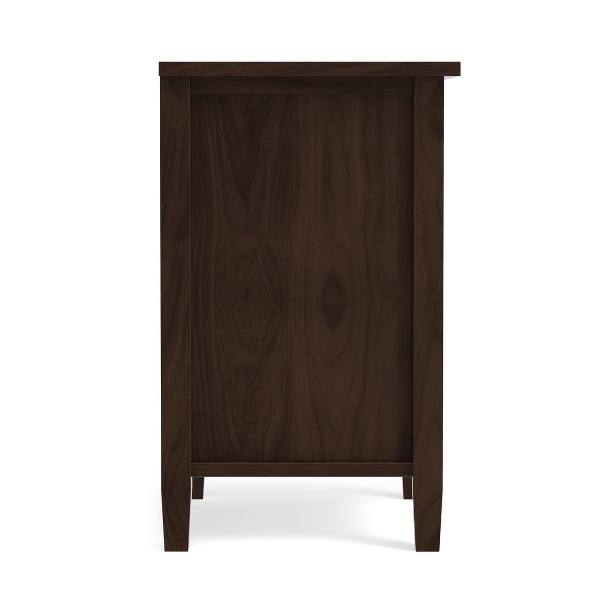 Brunette Brown | Warm Shaker Nightstand