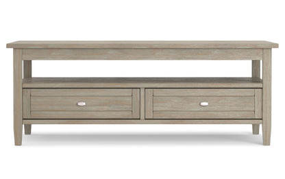 Distressed Grey | Warm Shaker Coffee Table