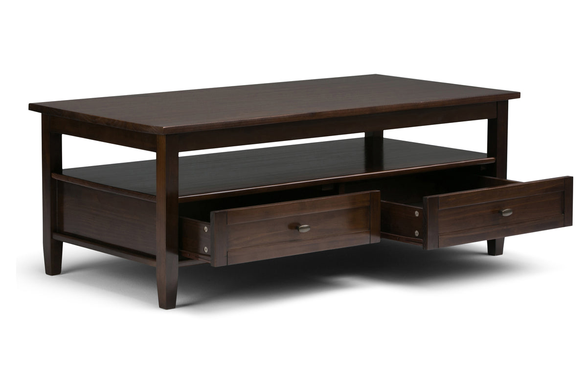 Brunette Brown | Warm Shaker Coffee Table