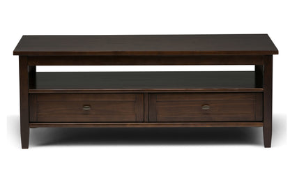 Brunette Brown | Warm Shaker Coffee Table