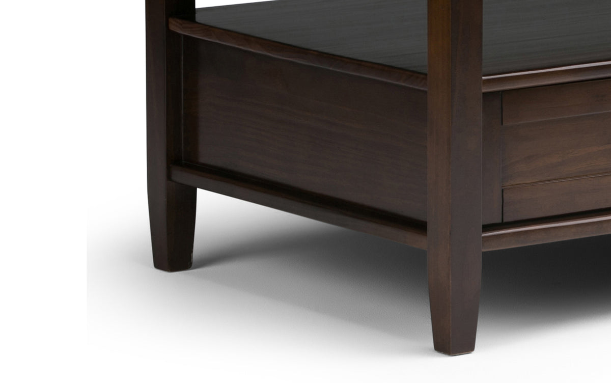 Brunette Brown | Warm Shaker Coffee Table