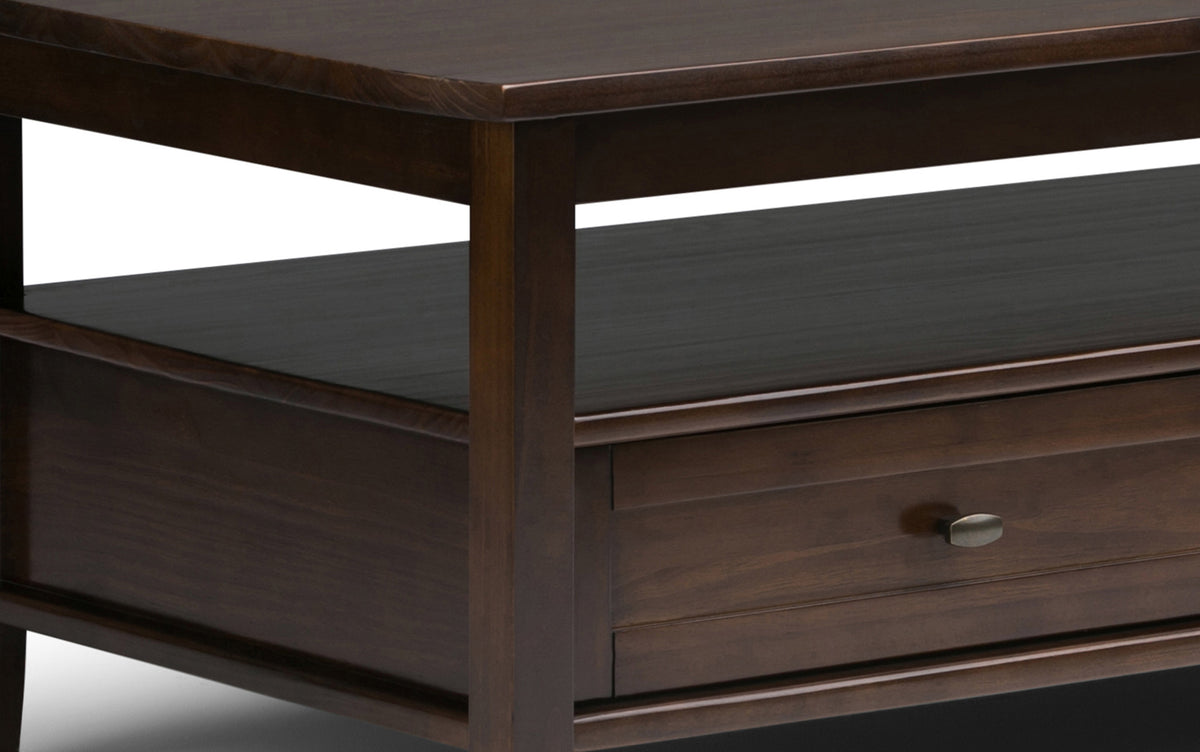 Brunette Brown | Warm Shaker Coffee Table