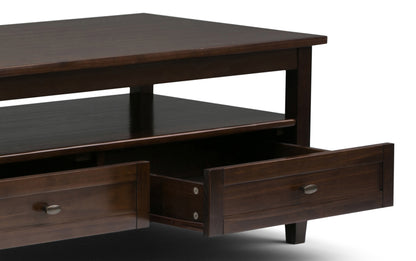 Brunette Brown | Warm Shaker Coffee Table