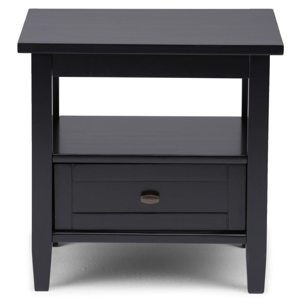 Black | Warm Shaker End Table