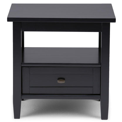 Black | Warm Shaker End Table