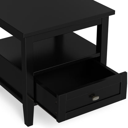 Black | Warm Shaker End Table