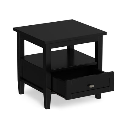 Black | Warm Shaker End Table