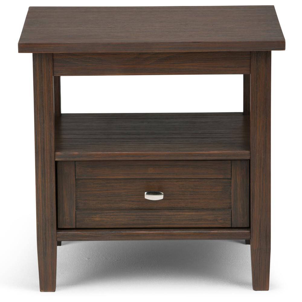 Farmhouse Brown | Warm Shaker End Table