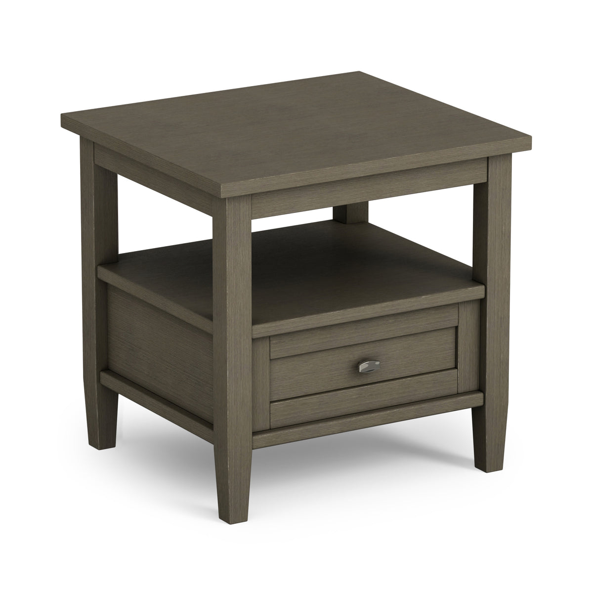 Farmhouse Grey | Warm Shaker End Table