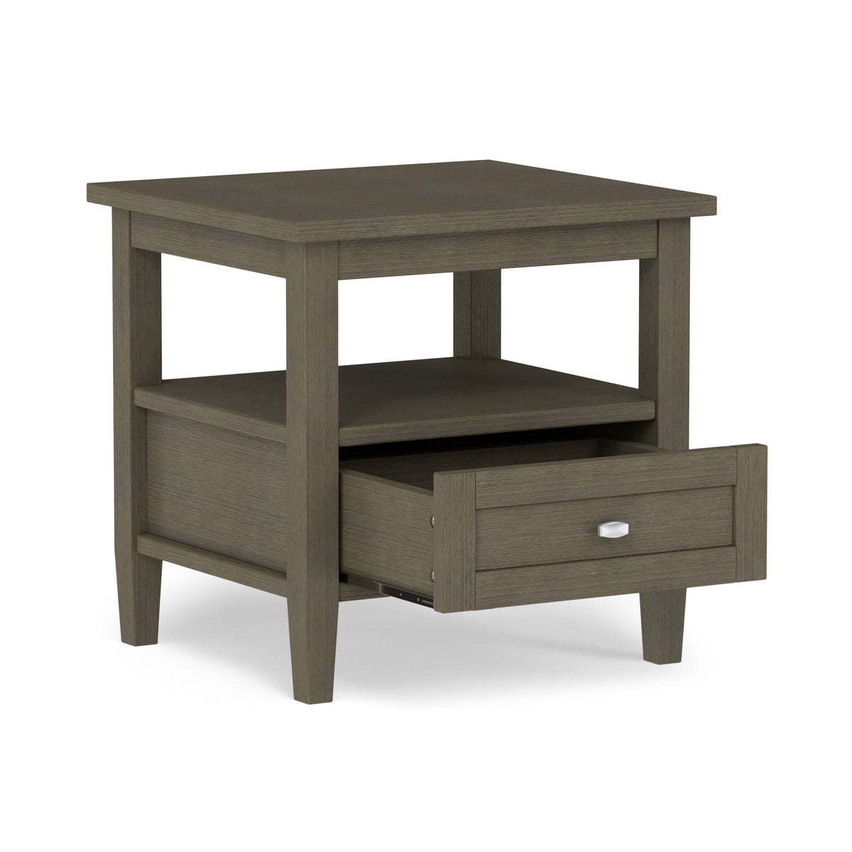 Farmhouse Grey | Warm Shaker End Table