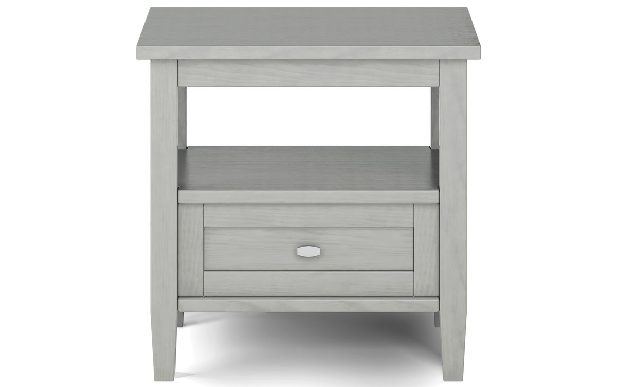 Fog Grey | Warm Shaker End Table