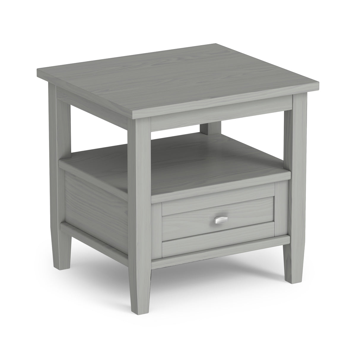 Fog Grey | Warm Shaker End Table