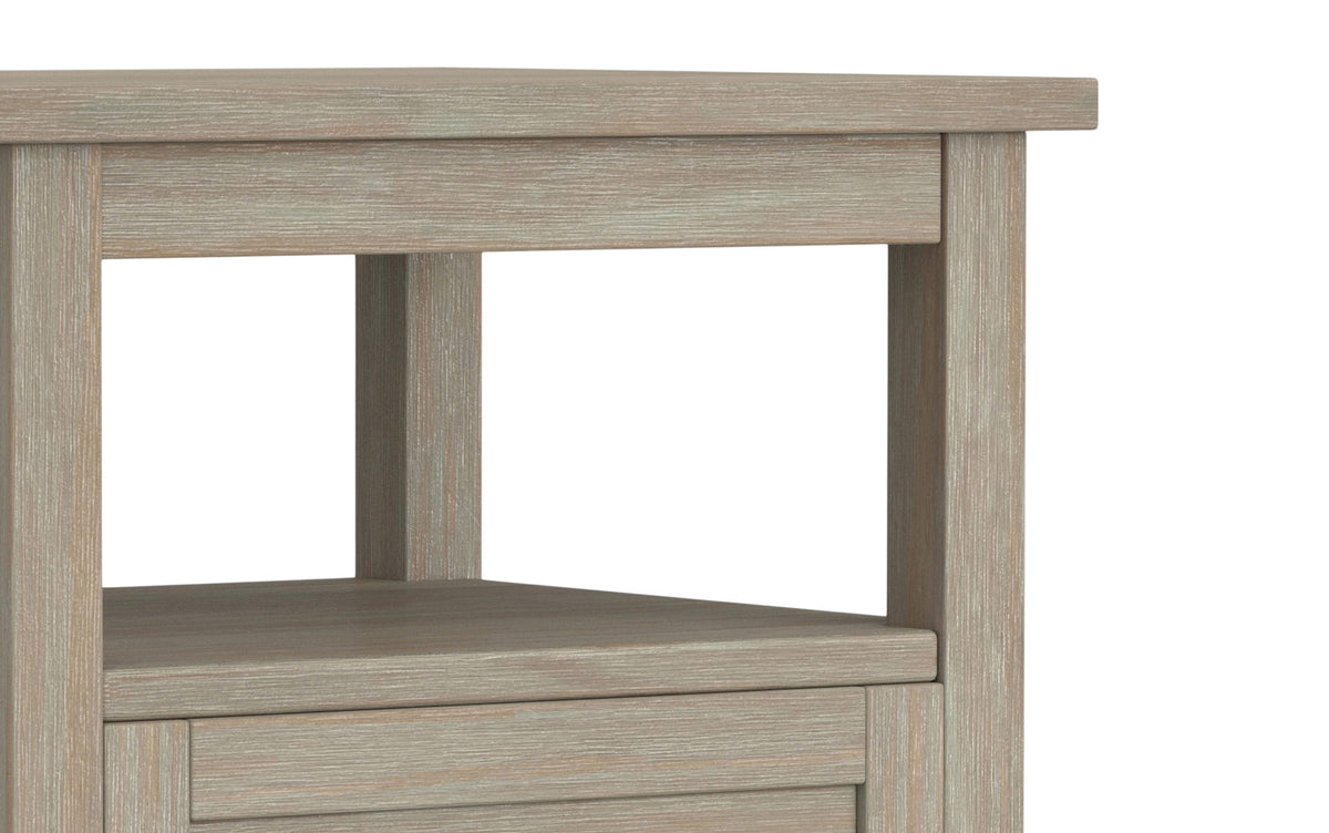 Distressed Grey | Warm Shaker End Table
