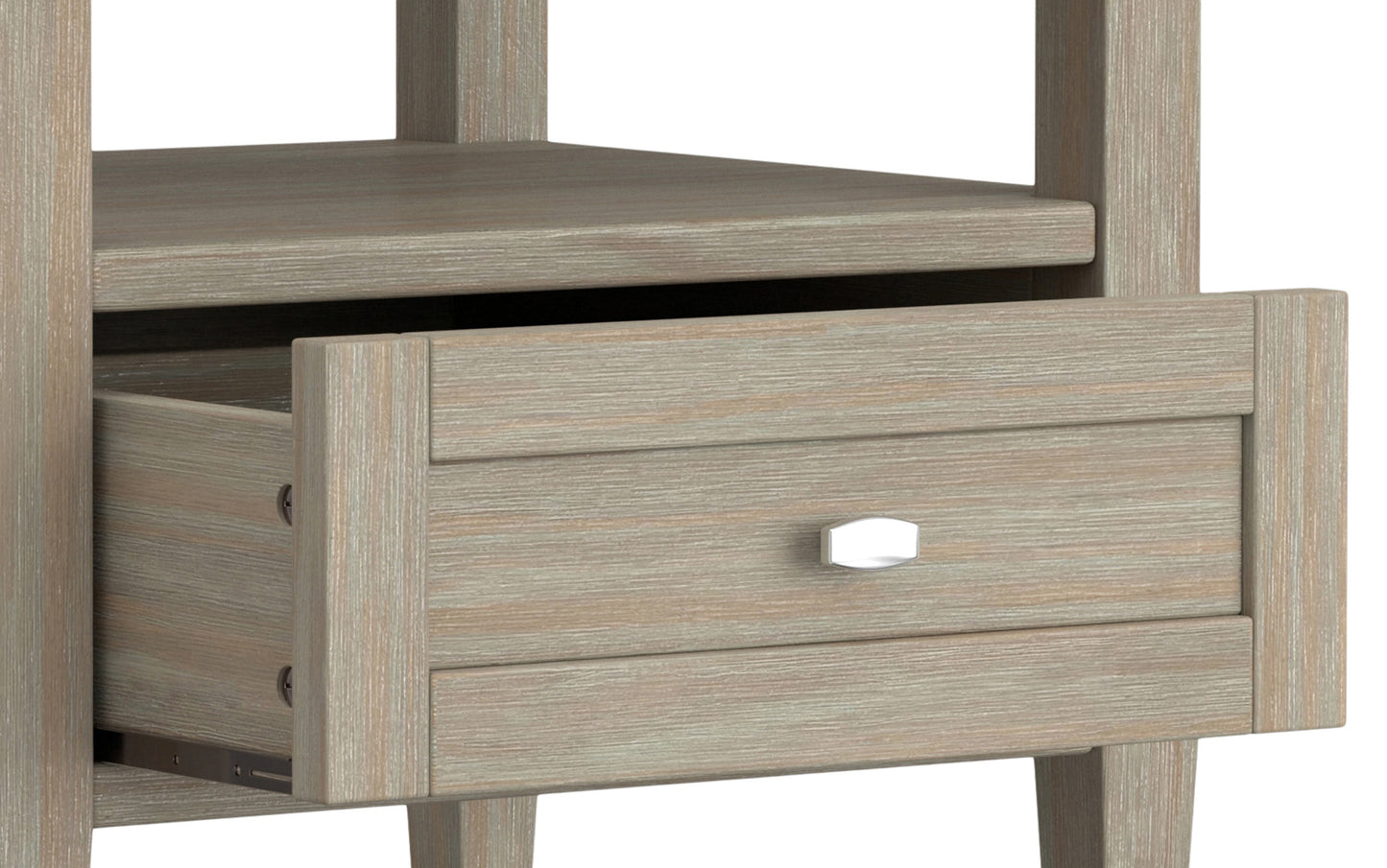 Distressed Grey | Warm Shaker End Table