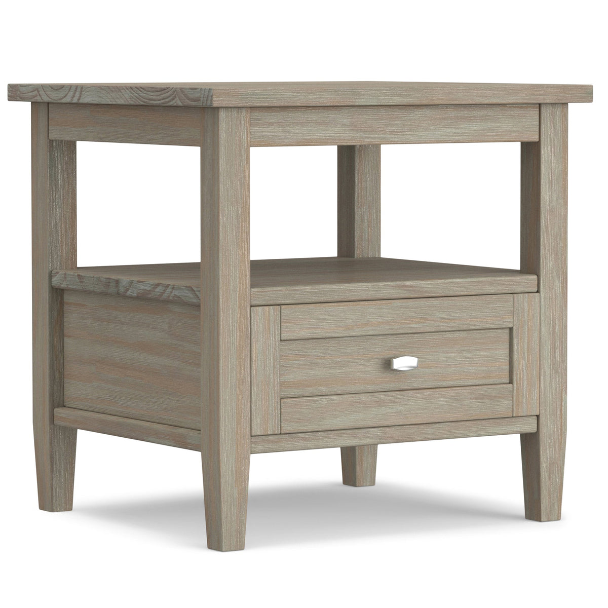 Distressed Grey | Warm Shaker End Table