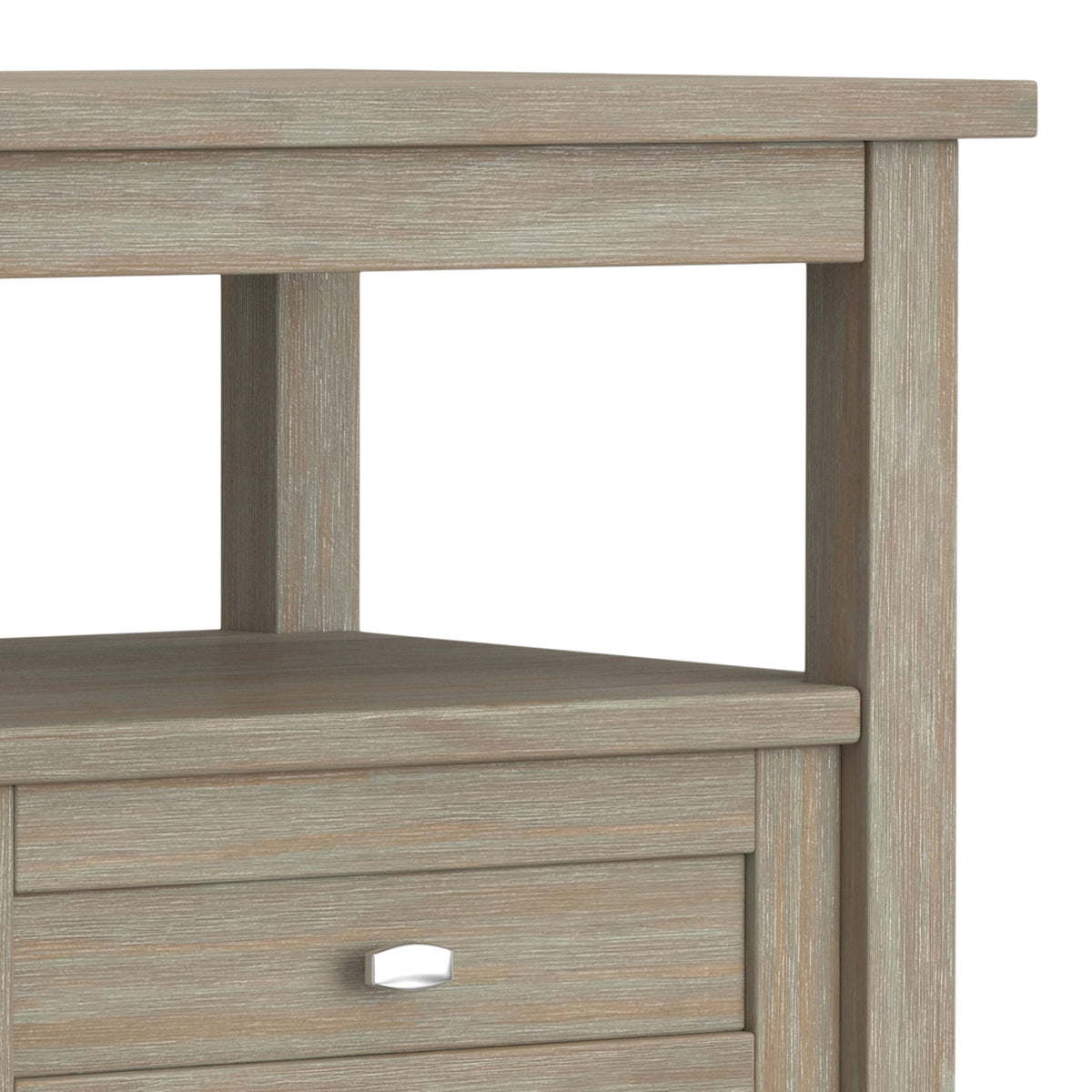 Distressed Grey | Warm Shaker End Table