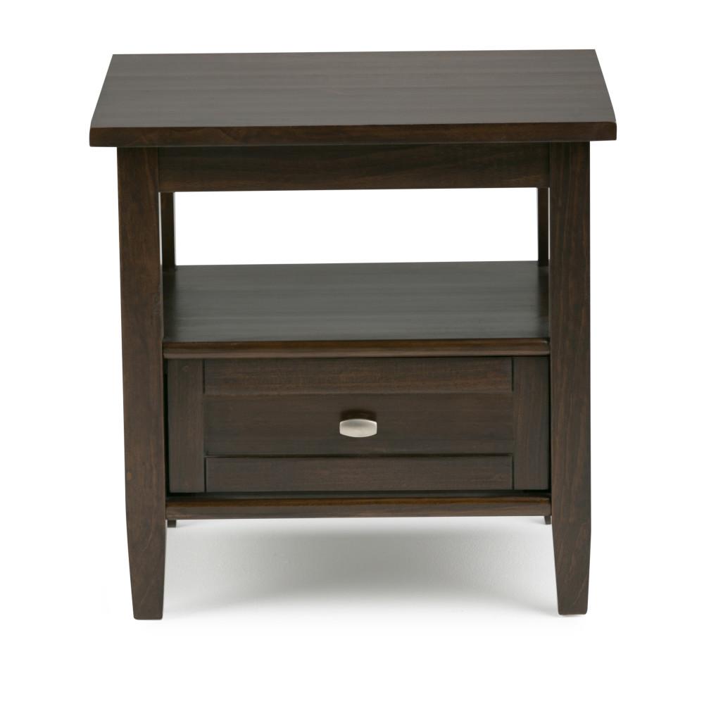 Brunette Brown | Warm Shaker End Table