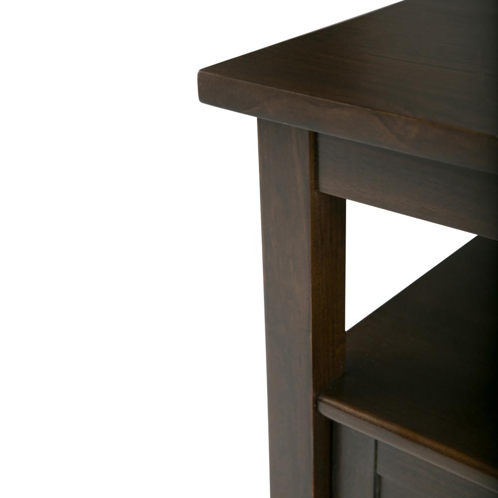 Brunette Brown | Warm Shaker End Table