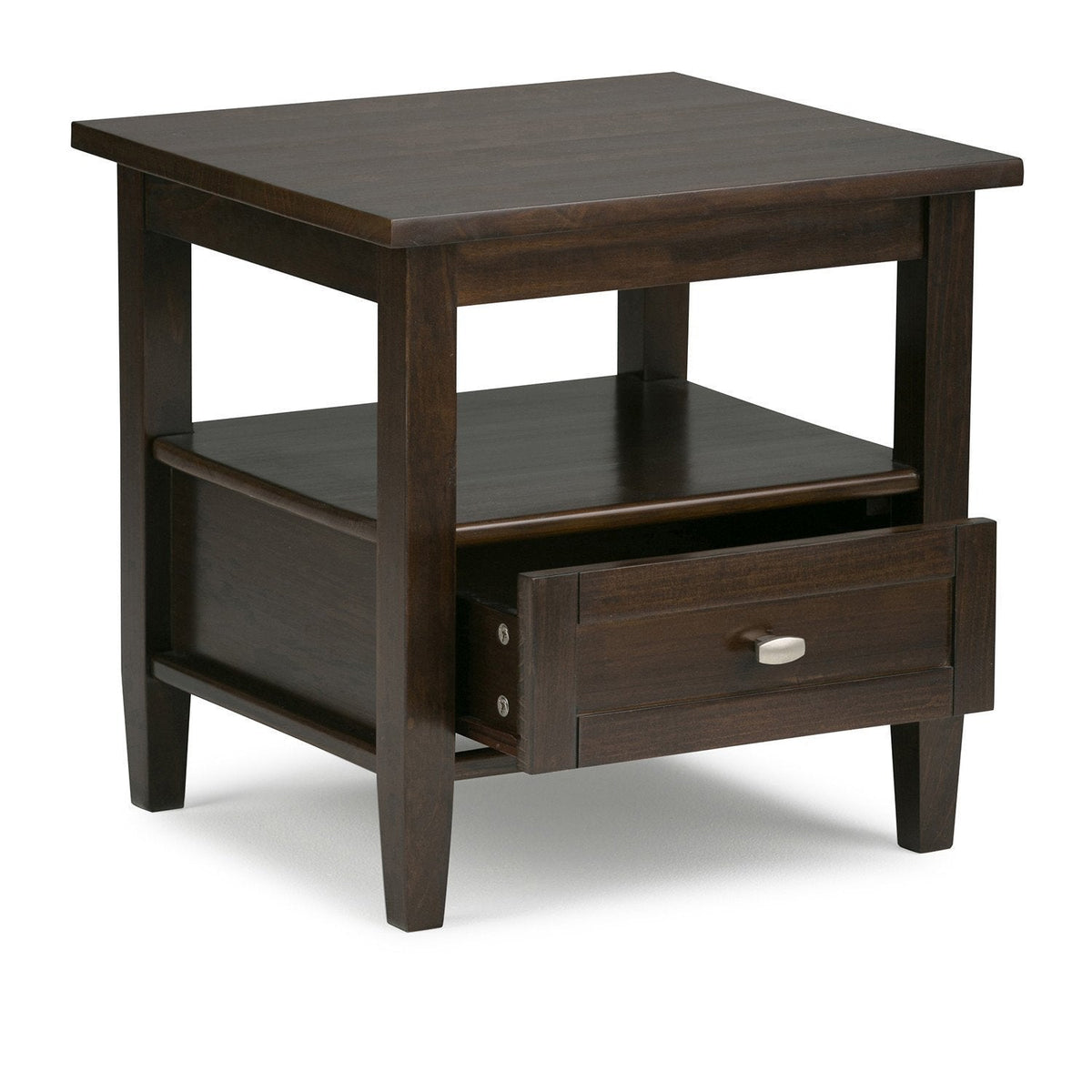 Brunette Brown | Warm Shaker End Table